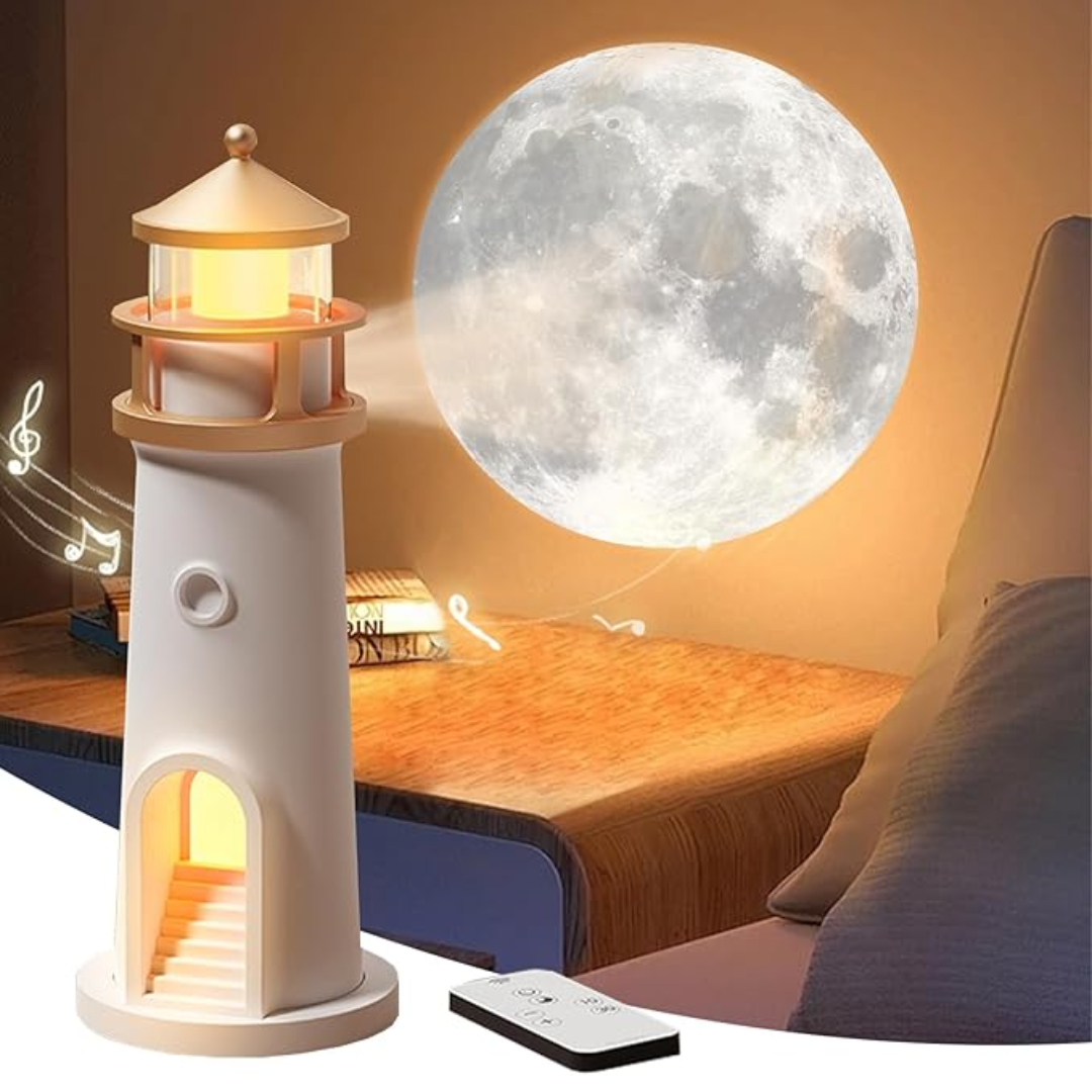 Faro Lunar Calmante para Ansiedad y Sueño Profundo